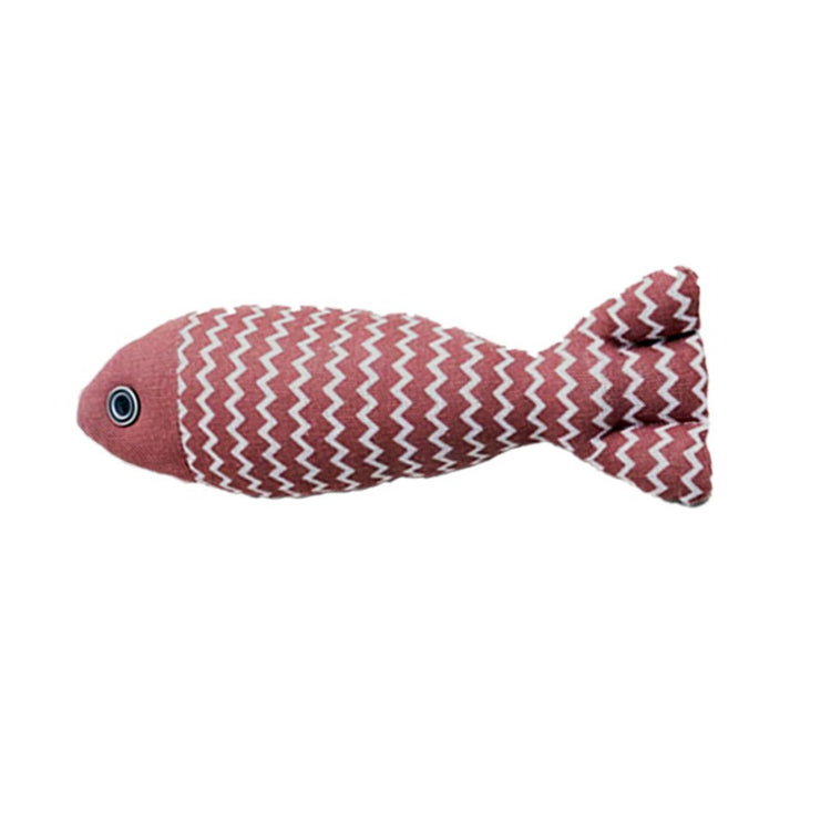 Colorful pet mint fish toy for cats in three random colors