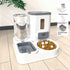 Universal pet feeding and drinking station bowl made of durable PP material for multi-mode feeding