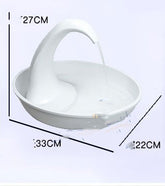 Pet Drinking Fountain Cat Feeding Water Flowing Fountain null