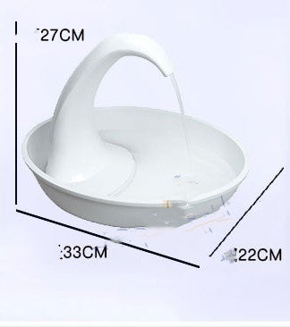 Pet Drinking Fountain Cat Feeding Water Flowing Fountain null