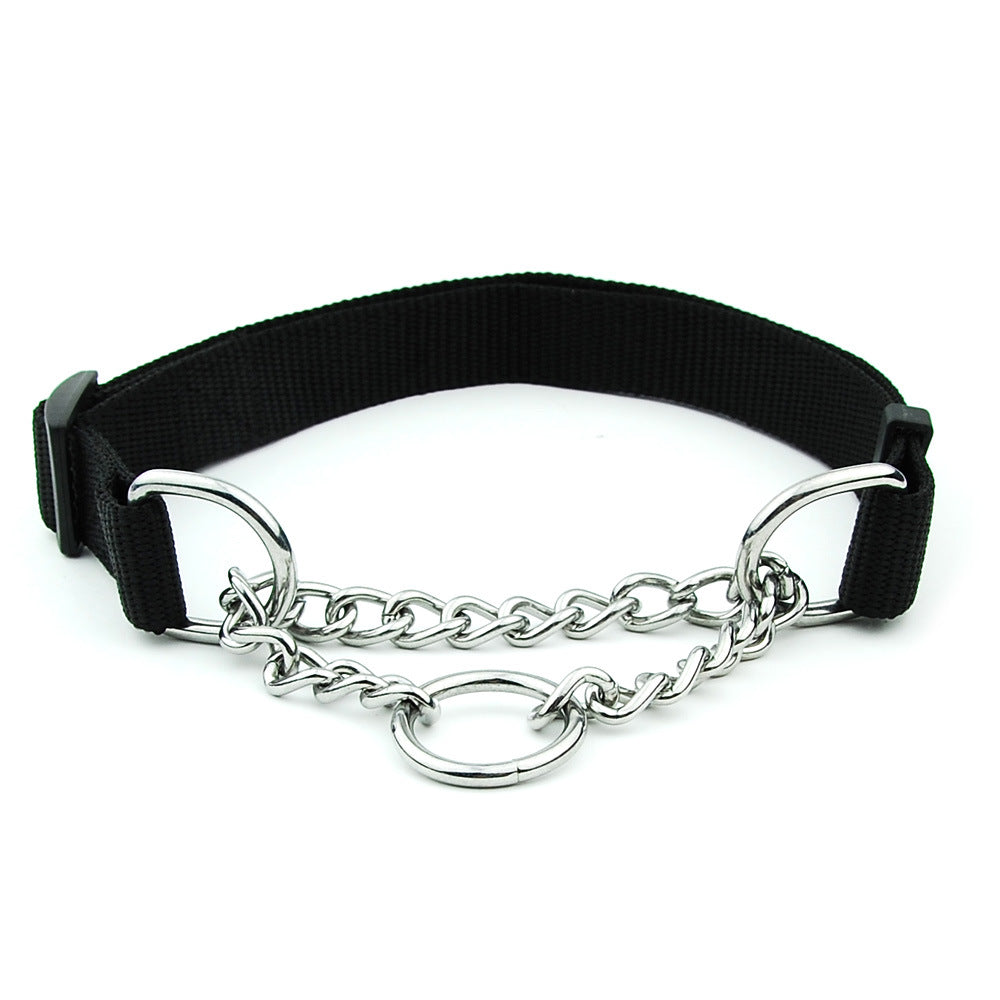 Adjustable Cargo Pet Chain Collar for dogs made of durable PP material