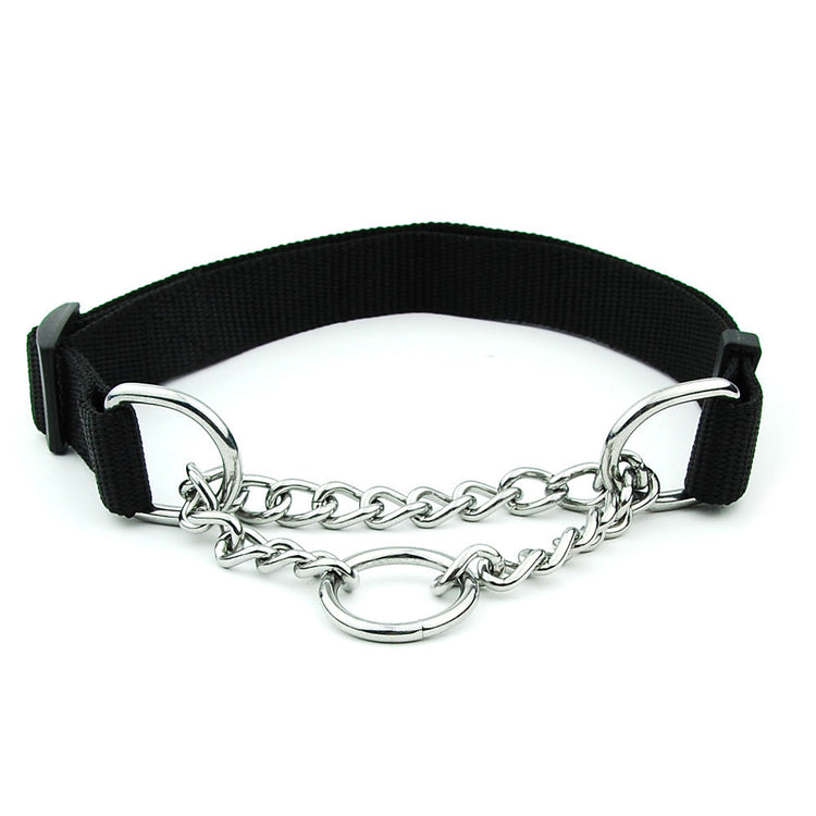 Adjustable Cargo Pet Chain Collar for dogs made of durable PP material
