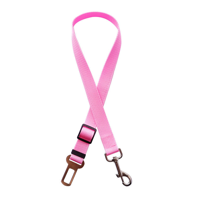 Adjustable Pet Cat Dog Car Seat Belt Pet Seat Vehicle Dog Harness Lead Clip Safety Lever Traction Dog Collars Dogs Accessoires Pets Products null