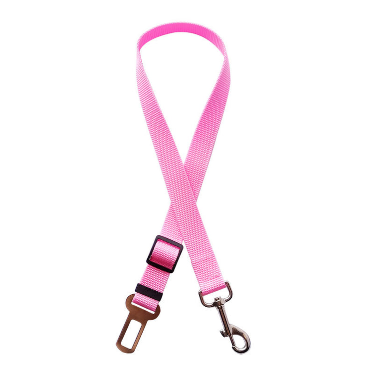 Adjustable Pet Cat Dog Car Seat Belt Pet Seat Vehicle Dog Harness Lead Clip Safety Lever Traction Dog Collars Dogs Accessoires Pets Products null