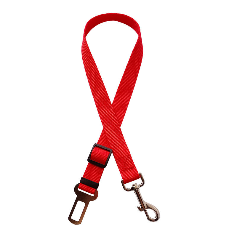 Adjustable Pet Cat Dog Car Seat Belt Pet Seat Vehicle Dog Harness Lead Clip Safety Lever Traction Dog Collars Dogs Accessoires Pets Products null