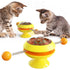 Rotatable Cat Toys Supplies With Catnip Interactive Training Toys For Cats Kitten Cat Accessories Pet Products null