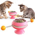Rotatable Cat Toys Supplies With Catnip Interactive Training Toys For Cats Kitten Cat Accessories Pet Products null