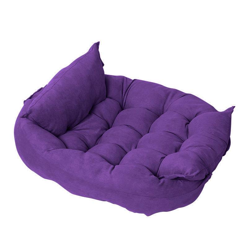 Summer folding dog sofa bed soft pet mat in multiple colors for small and medium-sized dogs