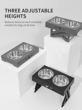 Pet Bowl Dog Bowl Pet Feeder Stainless Steel Bowl Folding Bowl null
