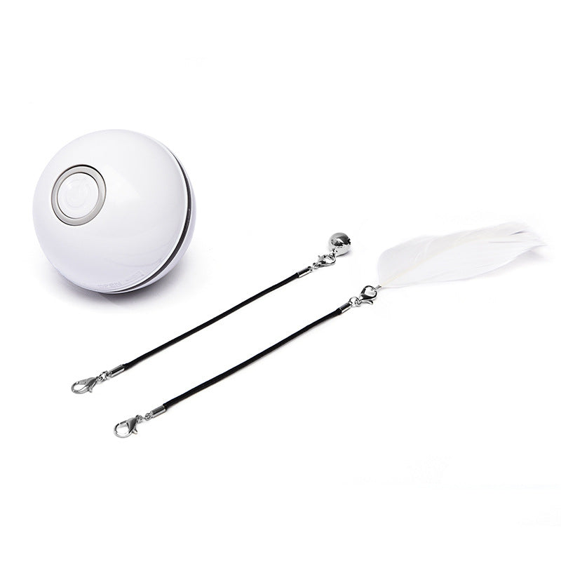 LED Laser Electronic Rolling Pet Funny Cat Toy Ball null