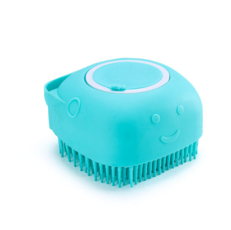Silicone Dog Bath Massage Gloves Brush Pet Cat Bathroom Cleaning Tool Comb Brush For Dog Can Pour Shampoo Dog Grooming Supplies null