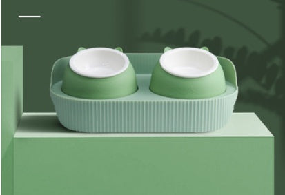Pet Cat Bowl Ceramic Food Bowl Protect Cervical Spine Food Bowl Food Bowl null