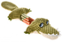 Voice toys plush polyester alligator dog chew toy 40.5cm long