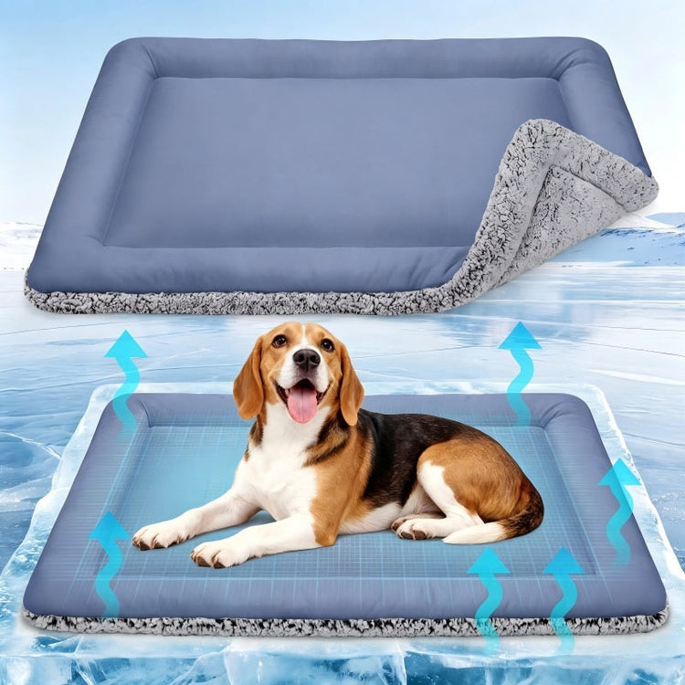 Dog cooling mat in various sizes and colors with waterproof polyester fiber for summer heat relief
