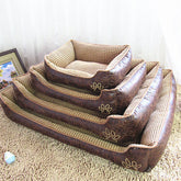 PetZen Washable Pet Bed with removable cover and non-slip base in various sizes for dogs up to 50kg
