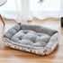 Kennel pet supplies large dog bed with Golden Retriever on autumn winter cotton mat