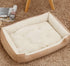 Kennel pet supplies large dog pet nest with Golden Retriever on autumn winter cotton dog mat