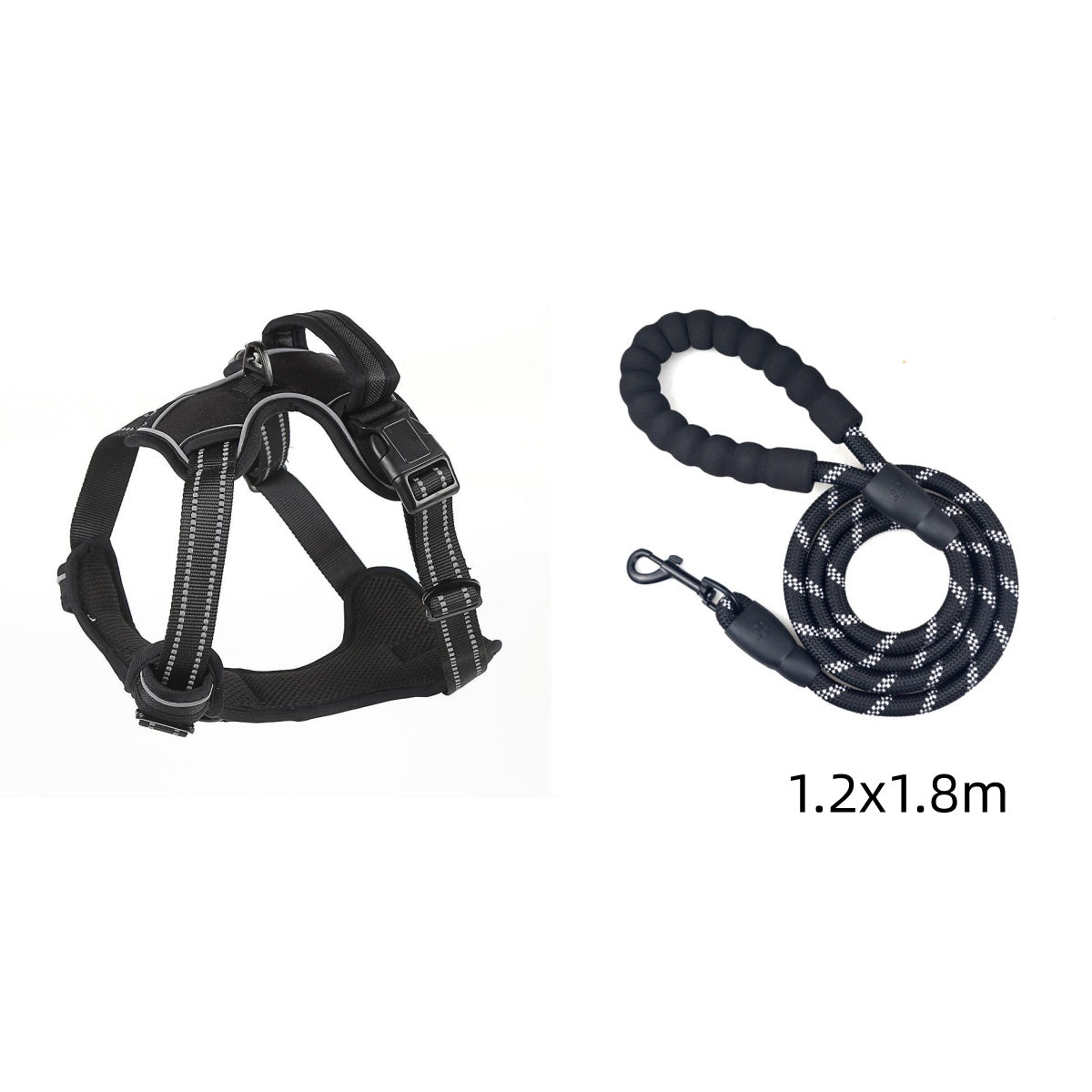 Dog Harness No Pull Breathable Reflective Pet Harness Vest null