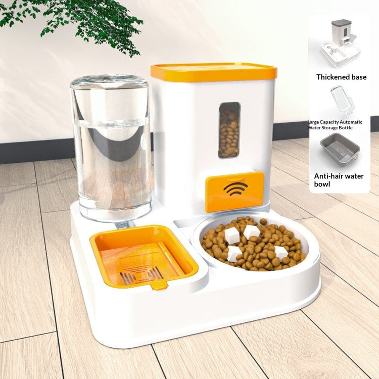 Universal pet feeding and drinking station bowl made of durable PP material