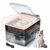 PetZen 3L automatic pet water fountain with motion sensor and USB-C charging