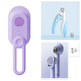 Pet Nail Clippers Dog Nail Clippers Cat Nail Clippers LED Electric Nail Grinder Pet Supplies LED Light Pet Nail Clippers null