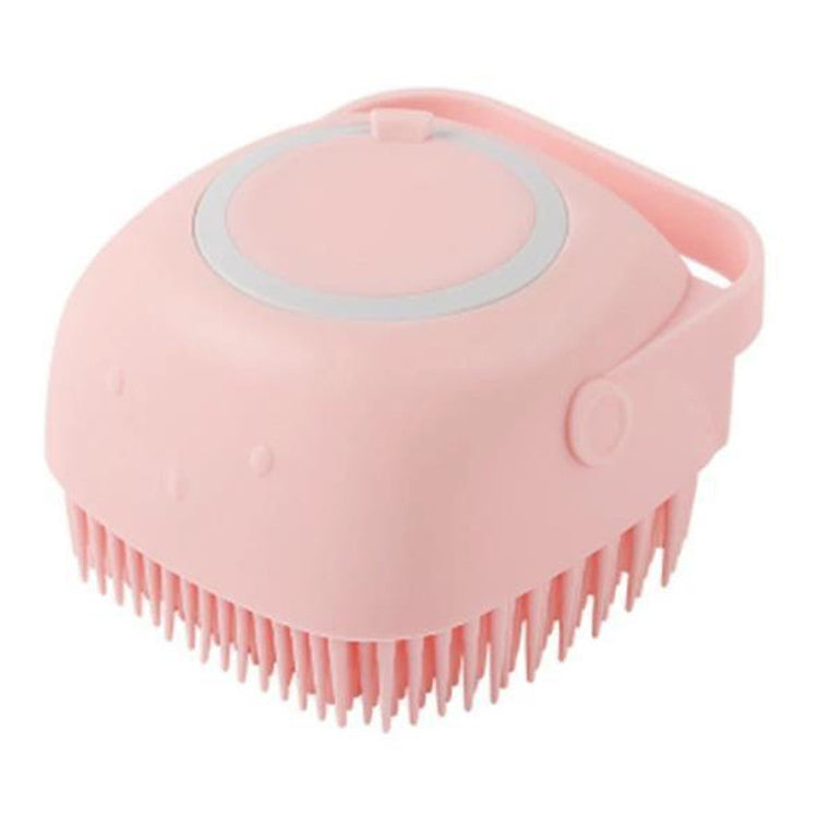 Silicone Dog Bath Massage Gloves Brush Pet Cat Bathroom Cleaning Tool Comb Brush For Dog Can Pour Shampoo Dog Grooming Supplies null