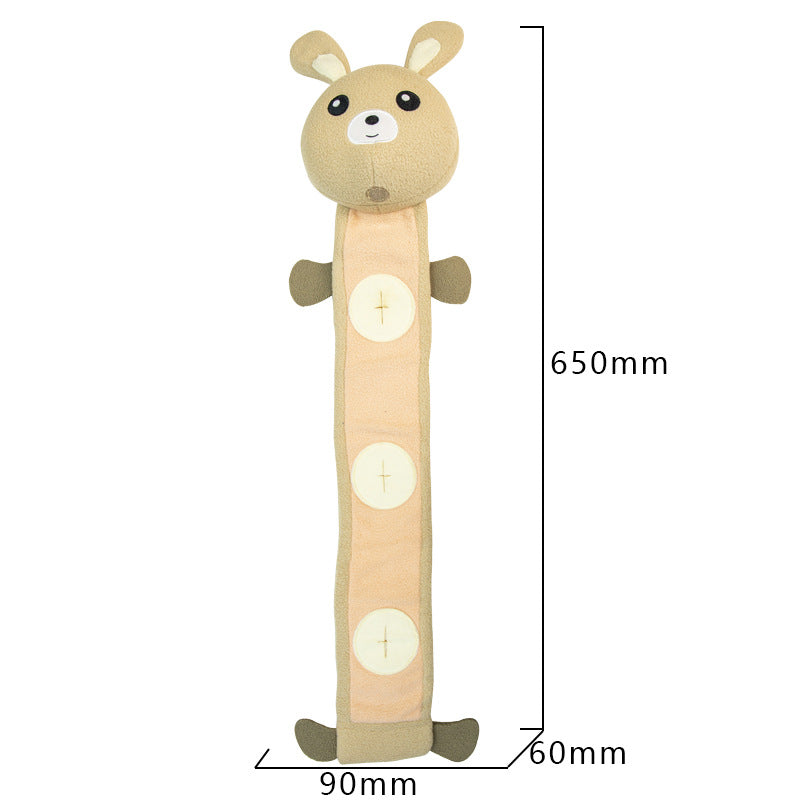 PetZen Poached Bunny Sniff & Bite Training Toy plush soundmaking toy for dogs
