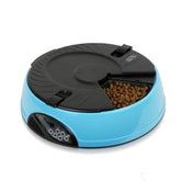 Pet automatic feeding machine with multiple storage slots and voice recording feature
