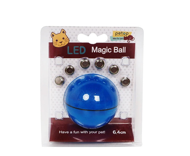 LED Laser Electronic Rolling Pet Funny Cat Toy Ball null