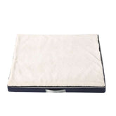 Plush large dog bed with memory foam and nonslip base for pets