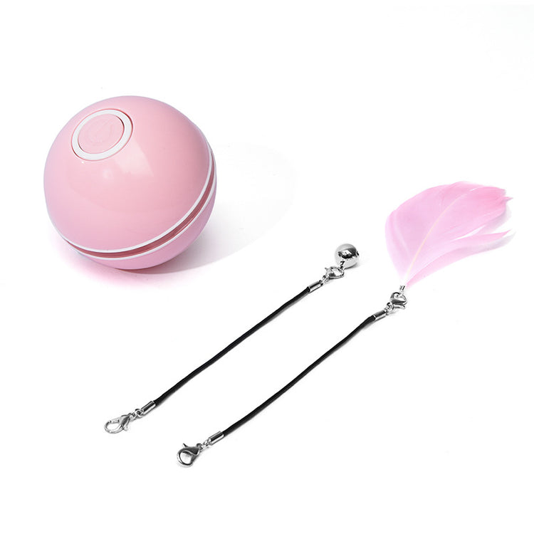 LED Laser Electronic Rolling Pet Funny Cat Toy Ball null