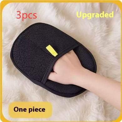 Pet Hair Remover Mitt Pet Hair Remover Gloves Deshedding Brush Glove For Dog Cat Rabbit With Long Short Curly Hair null