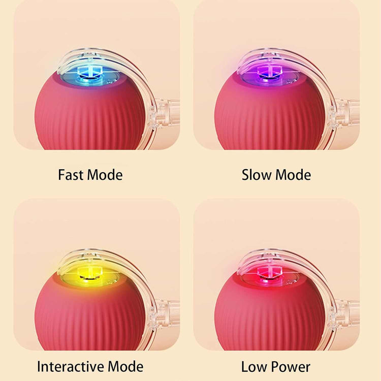 Rolling Ball Ball For Dogs Doggie Ball Interactive Dog Smart Ball Toy Interactive Cat Ball Toy 360  Smart Automatic Rolling Pet Ball null