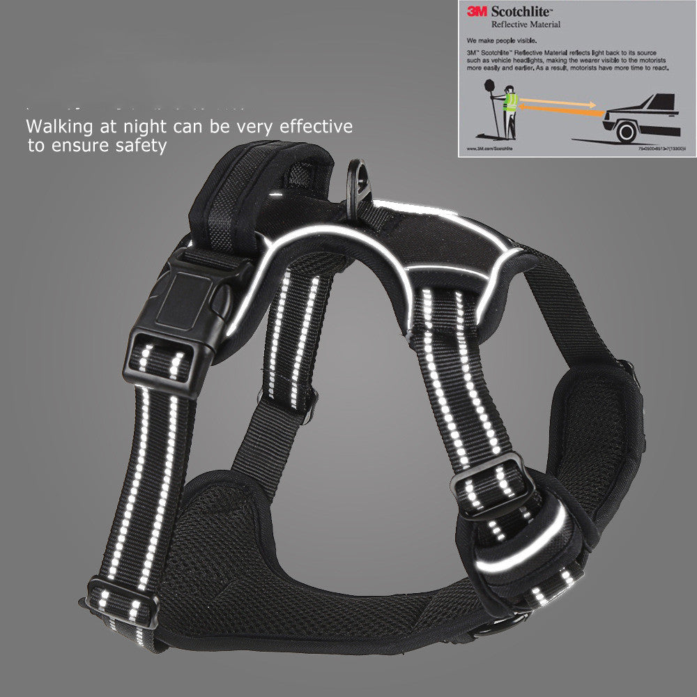 Dog Harness No Pull Breathable Reflective Pet Harness Vest null