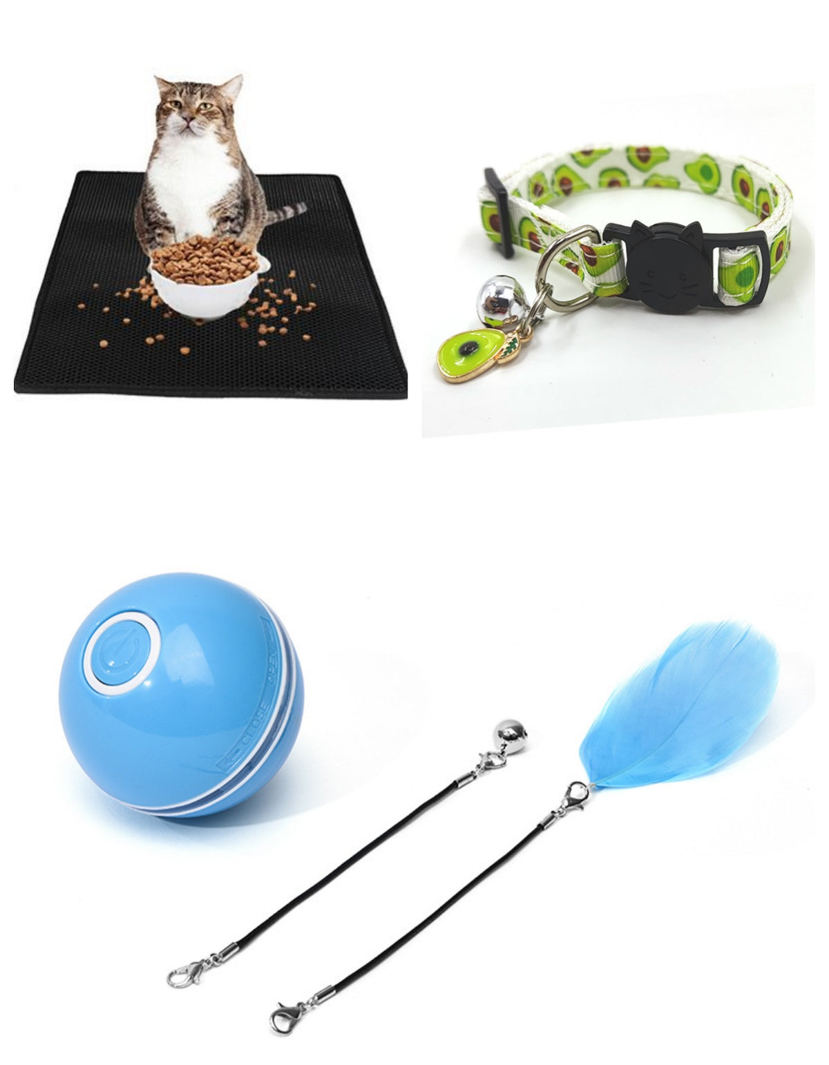 LED Laser Electronic Rolling Pet Funny Cat Toy Ball null