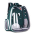 Breathable pet backpack carrier in nylon with cartoon patterns for cats and dogs in multiple colors