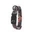Colorful dog collar made of network silk and polyester for pets with adjustable neck sizes
