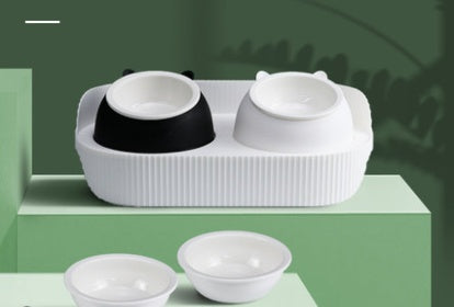 Pet Cat Bowl Ceramic Food Bowl Protect Cervical Spine Food Bowl Food Bowl null
