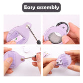 Colorful anti loss small pet collar made of PU material, adjustable size 22-34cm