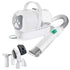 White 7-in-1 multifunctional vacuum trimming pet grooming device for dogs made of ABS