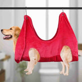 Pet Dog Cat Grooming Hammock Harness Dog Hammock Restraint Bag Helper Breathable Dogs Grooming Trimming Hammock Helper Cats null