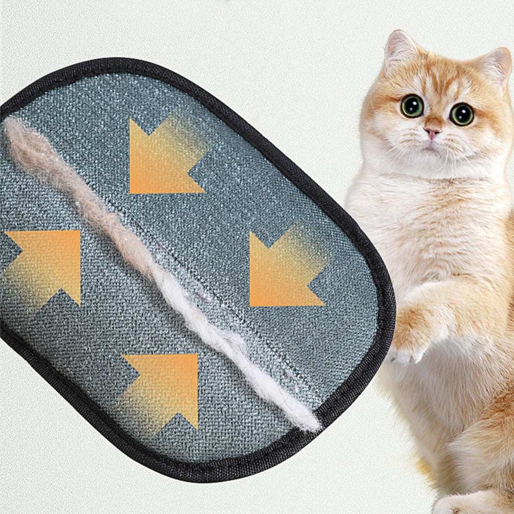 Pet Hair Remover Mitt Pet Hair Remover Gloves Deshedding Brush Glove For Dog Cat Rabbit With Long Short Curly Hair null