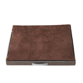 Plush memory foam big pet bed for large dogs with removable washable mattress and nonslip base