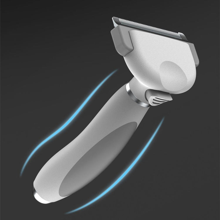 Pet grooming tool comb for dogs and cats made of high quality ABS and stainless steel.