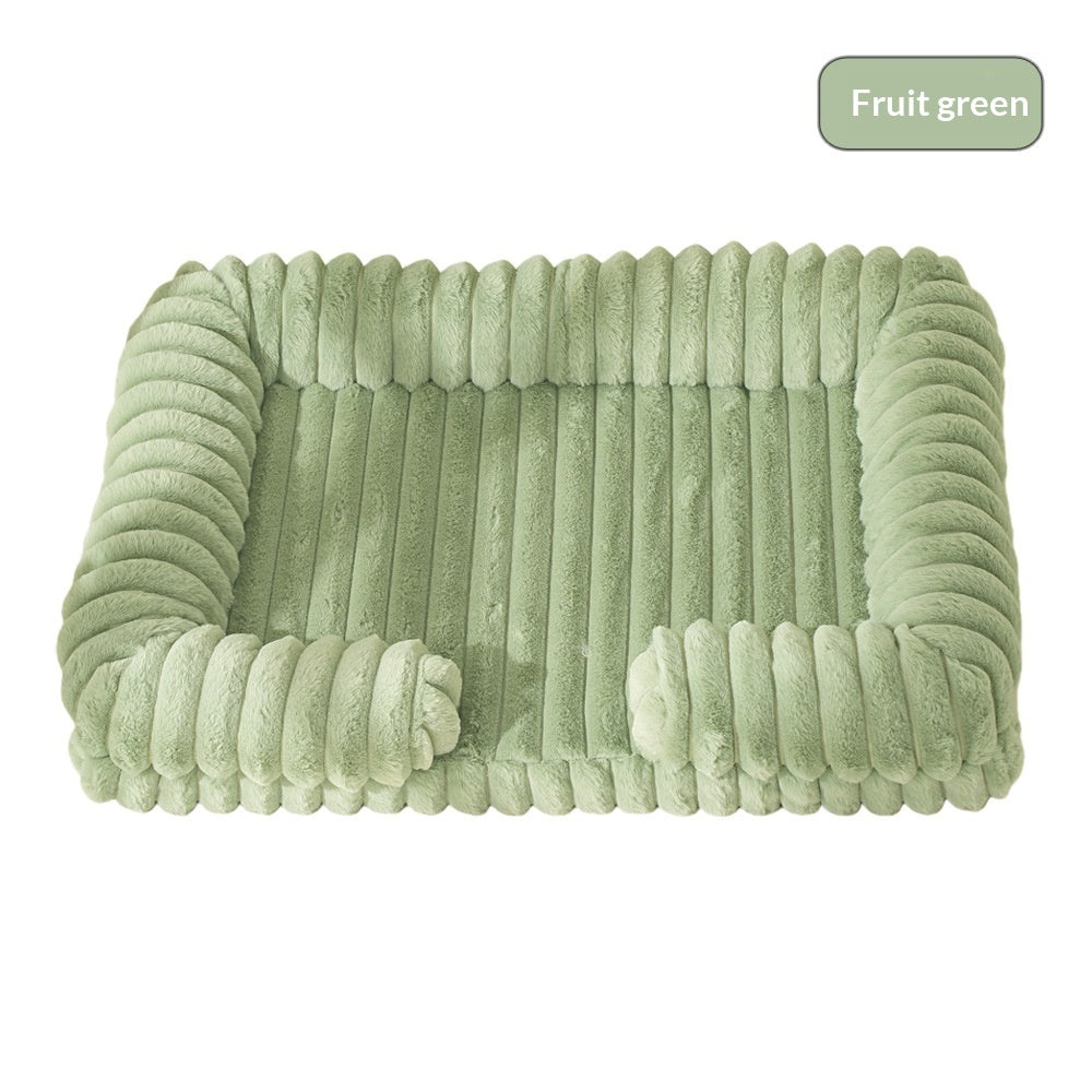 PetZen Warm Pet Bed Mat in soft fabric with machine washable cover, available in multiple sizes and colors for dogs and cats