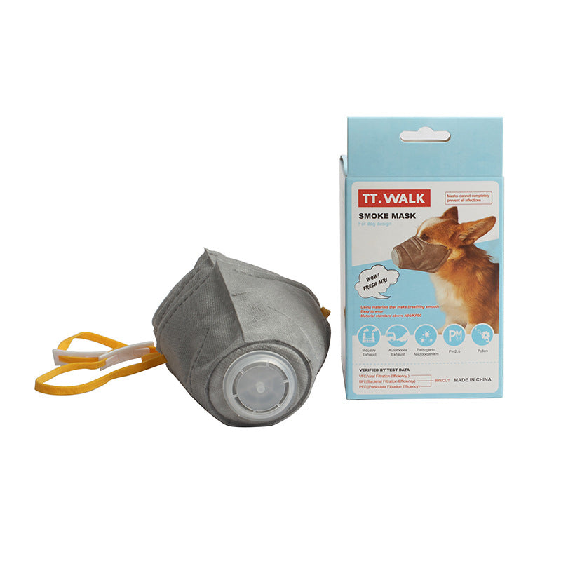 Dogs Anti-fog Haze Masks Anti Dust Gas Pollution Muzzle Dog Soft Face Cotton Mouth Mask Pet Respiratory PM2.5 Filter Pet Products null