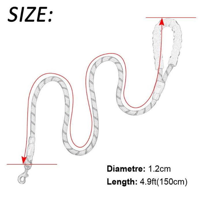 Reflective Dog Leash Nylon Pet Dog Leash Rope For Small Medium Large Dogs Walking Training Pet Suppiles null