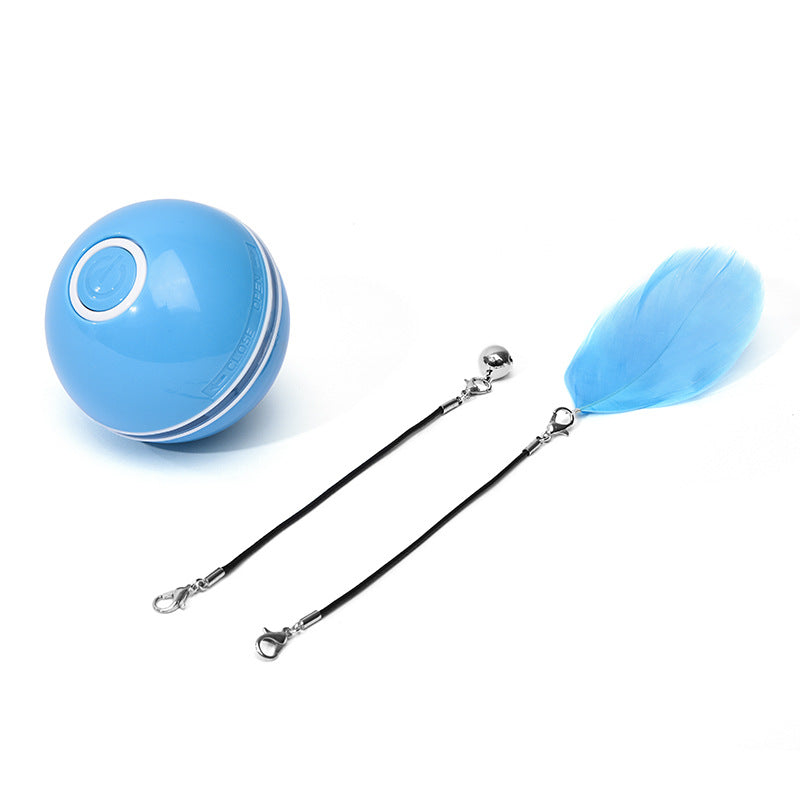 LED Laser Electronic Rolling Pet Funny Cat Toy Ball null
