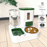 Modern pet feeding and drinking station bowl made of durable PP material for universal pet use