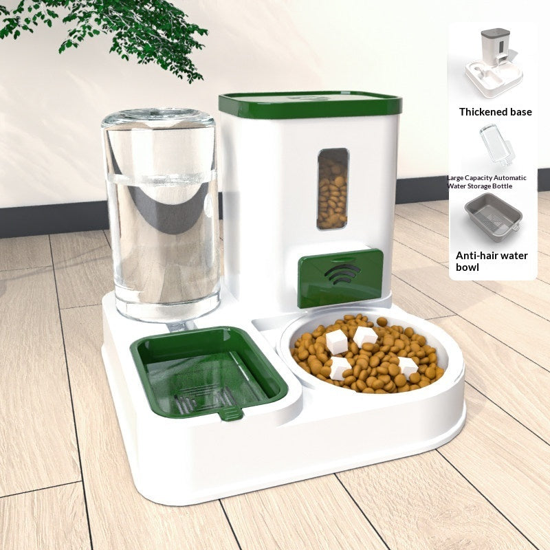Universal pet feeding and drinking station bowl made of durable PP material